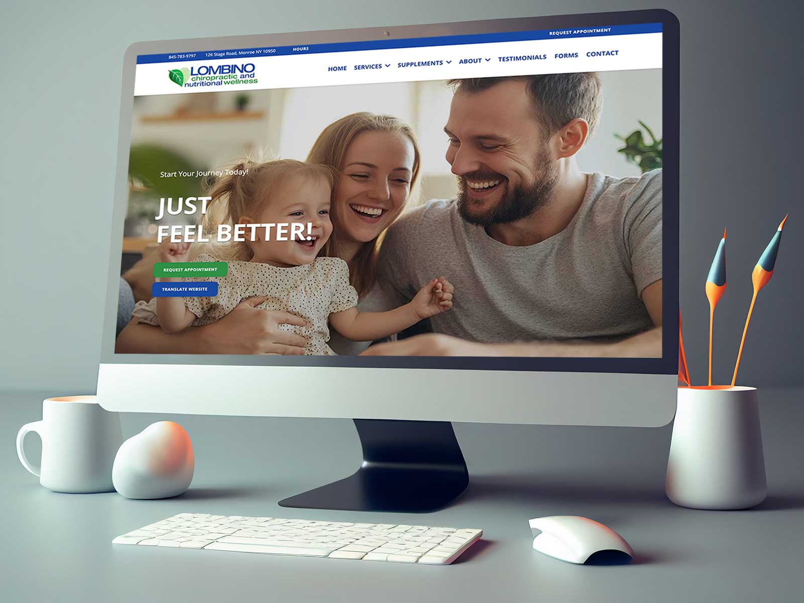 Lombino-Chiropractic-Website by DevineDesign.com