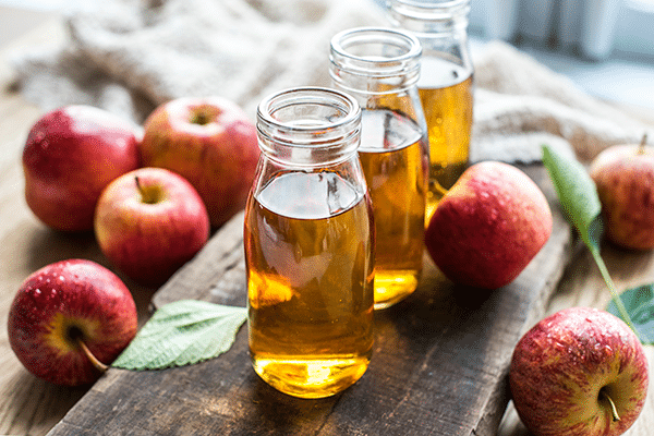 image showing fresh apples and honey