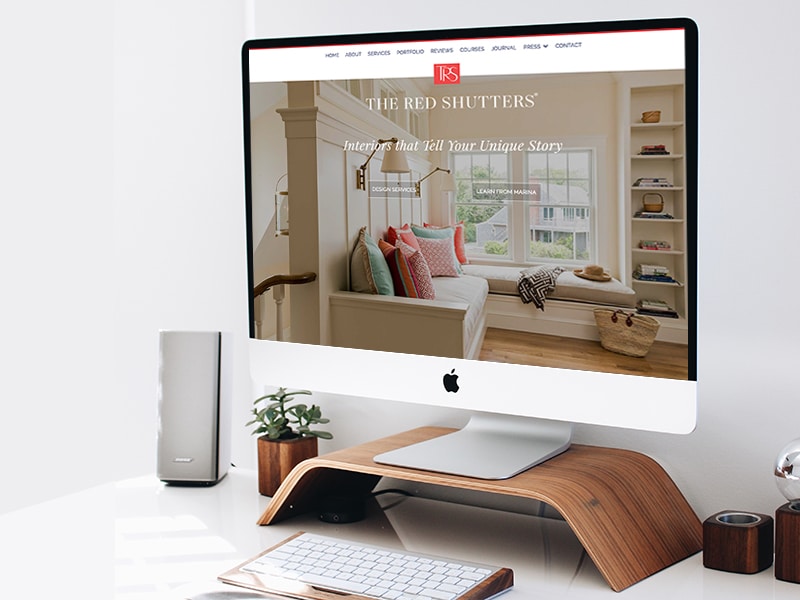 The Red Shutters Devine Design Website