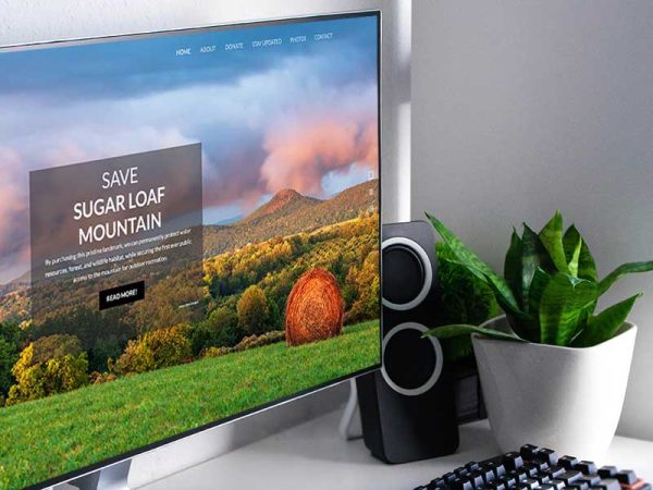 Save-Sugar Loaf-Mountain website home page by Devine Design