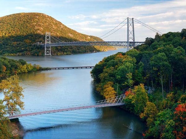 Hudson River valley panorama
