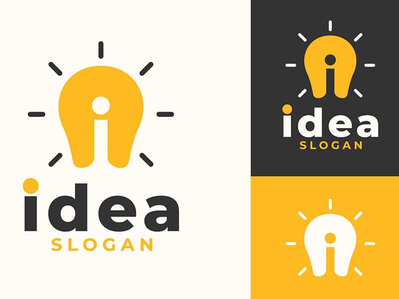 image shows three different logo variations